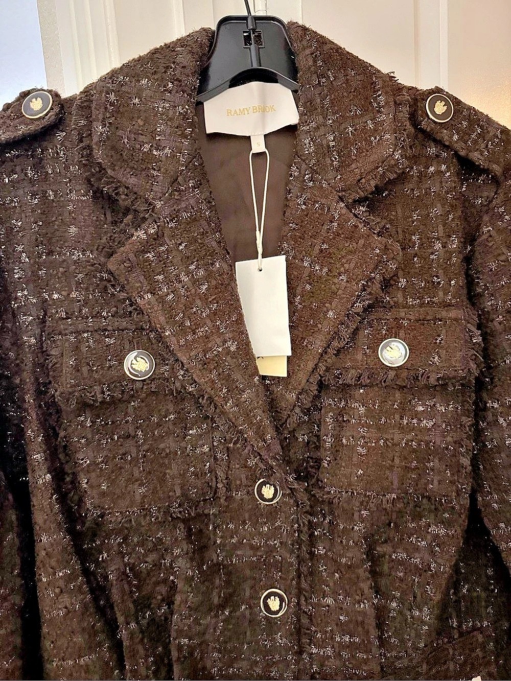 NWT Ramy Brook Textured Jacket - Picture 4 of 6